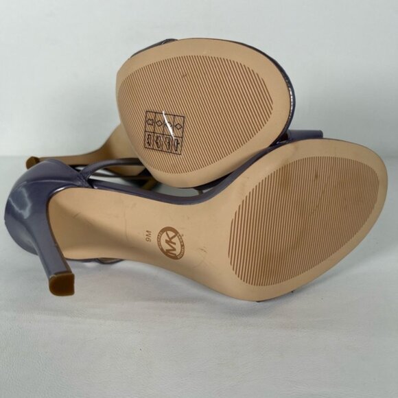 NWB MICHAEL KORS‎ ANTONIA SANDAL PEARLIZED Orched Heel Sandal 40SOATHA1W Sz 9M - Picture 14 of 15